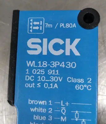 SICK WL-183P430 Reflective Photoelectric Sensor Loc5C24