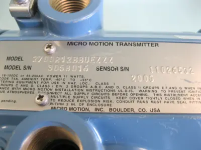 USED Micro Motion 2700 R12 BB UEZZZ