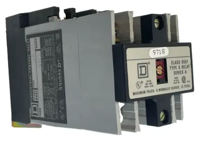 NEW SQUARE D 8501-X060V02 AC CONTROL RELAY SER. A 8501X060V02