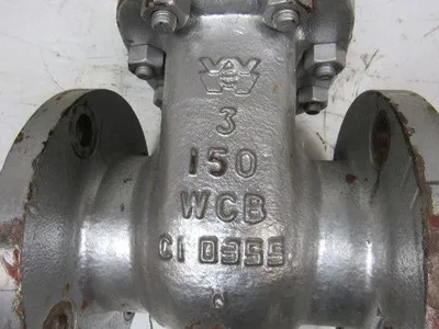 Williams 15F2 3" Cast Steel Bolted Bonnet Gate Valve Class 150 Rising Stem