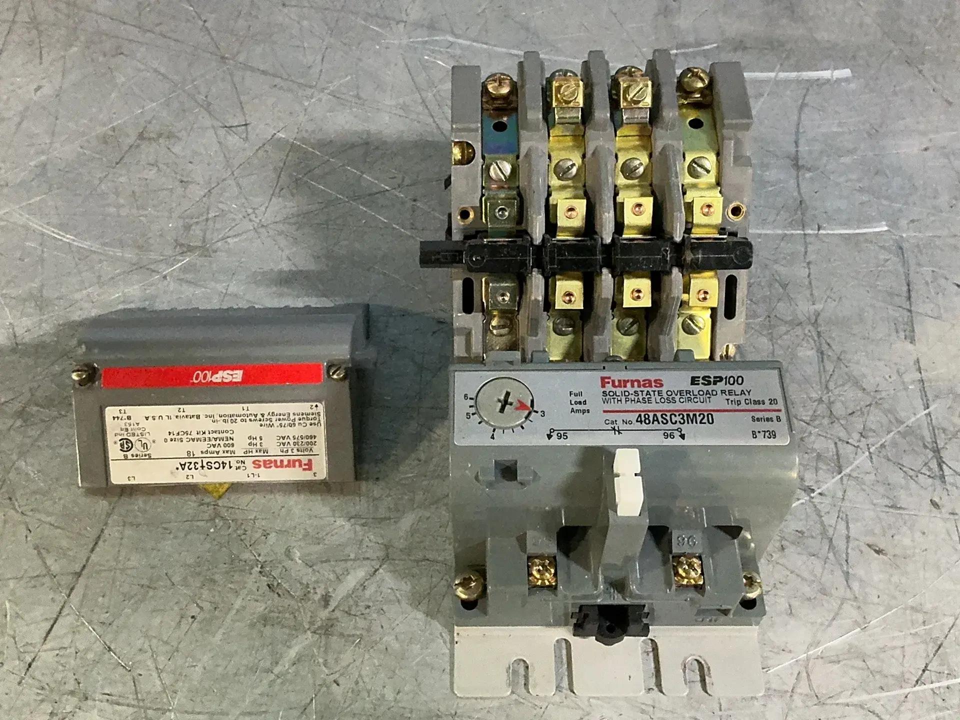 Used FURNAS 48ASC3M20 Relays & Switches Ohio US | HGR 24 #1288767