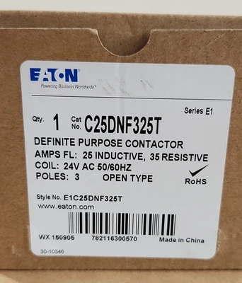 NEW Eaton C25DNF325T