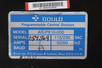 Gould Modicon AS-P810-000 P810 Power Supply STOCK G322A