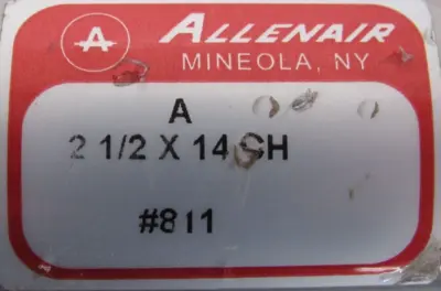 NEW ALLENAIR CHTFLH15 CHECK CYLINDER ASSEMBLY A 2-1/2x14SH 120/60