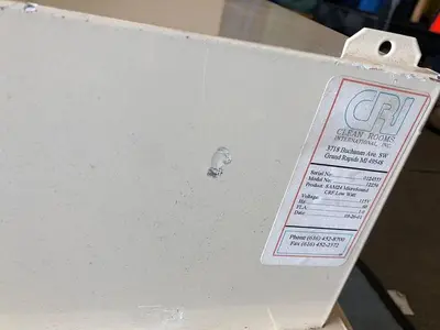 CLEAN ROOM FILTER CRI 12254 SN 0124555. SAM24 MICROSOUND CRF LOW WATT
