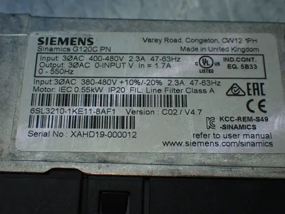 Used SIEMENS 6SL32101KE118AF1 Variable Speed Drives Ohio US | HGR 24 #1150862