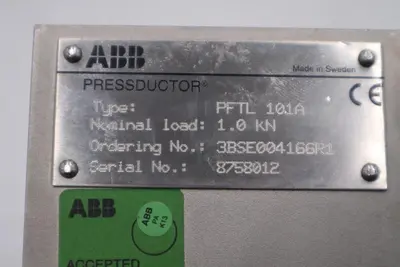 NEW ABB PFTL 101A/ PFTL101A LOAD CELL 1.0KN 3BSE004166R1 STOCK GS22