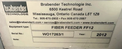 Used 2012 _UNKNOWN_ FF12 Weigh Feeders West Virginia US | Cooper Industries #1409612