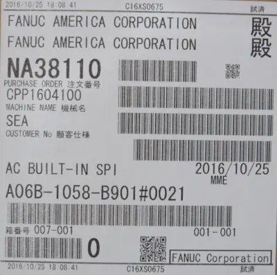 NEW FANUC A06B-1058-B901#0021 SERVO MOTOR A06B1058B9010021