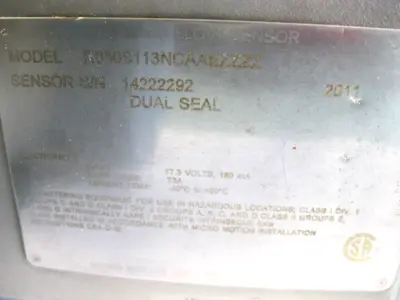 USED Micro Motion R050S113NCAAEZZZZ