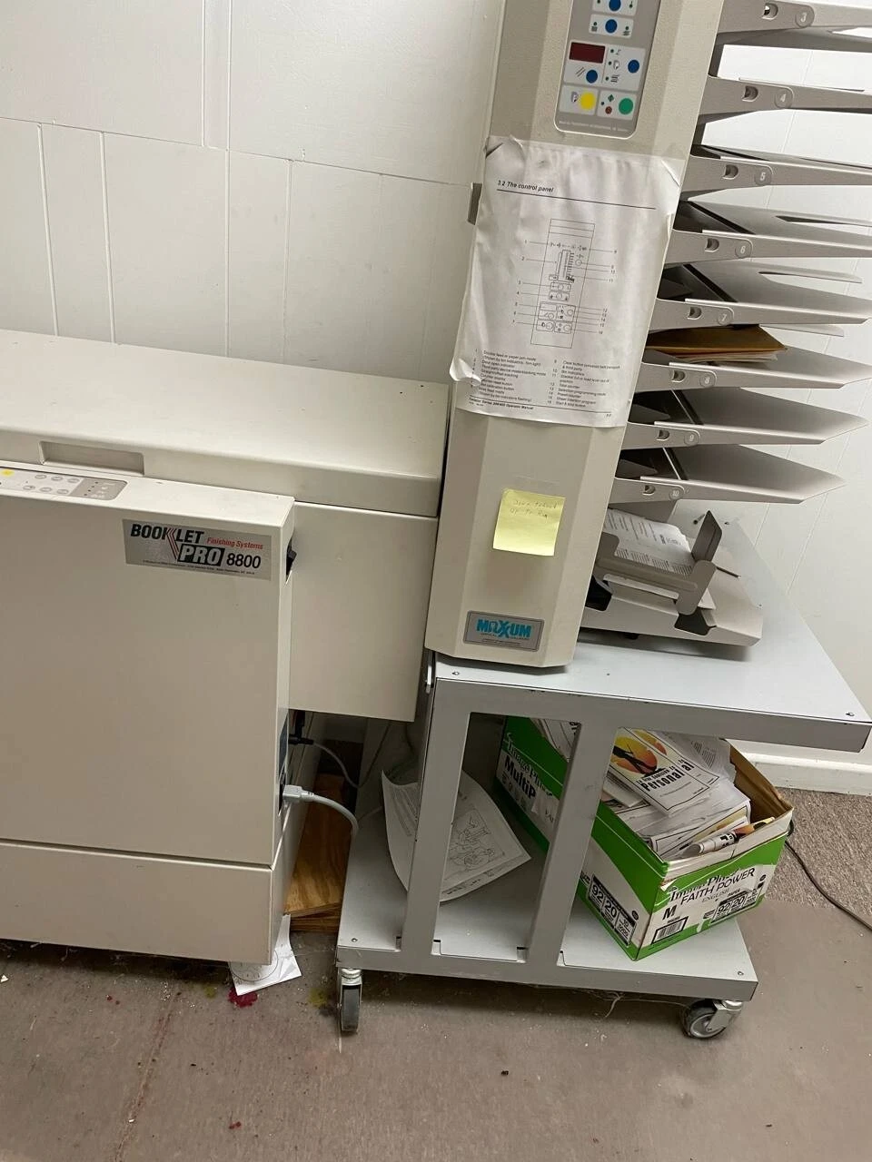 Used MBM Booklet Pro 8800 Saddle Stitchers Delaware US | United Machine Co. #1562027