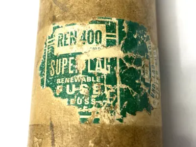 USED BUSSMANN BUSS SUPER-LAG RENEWABLE FUSE 250V 400A
