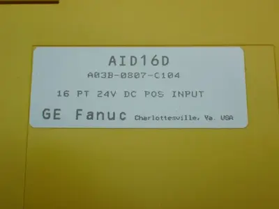 Used FANUC A03B0807C104 PLC Input & Output Ohio US | HGR 24 #885664