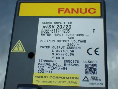 New | in-Stock FANUC A06B6117H205 Servo Drives Ohio US | HGR 24 #1020237