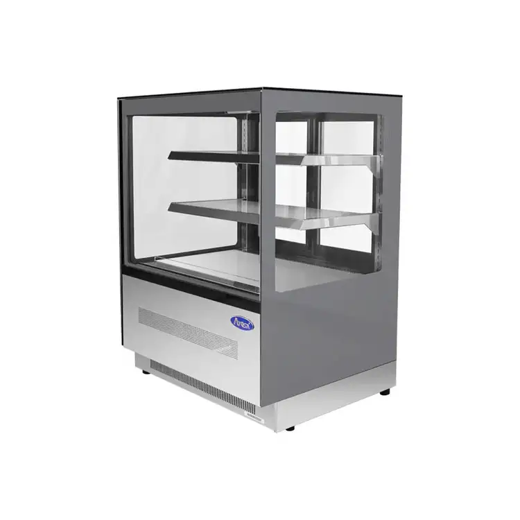 New | in-Stock Atosa New Atosa RDCS-35 Floor Model Refrigerated Display Square, 35" Display Refrigerators Illinois US | Falcon Restaurant Supply #1375276