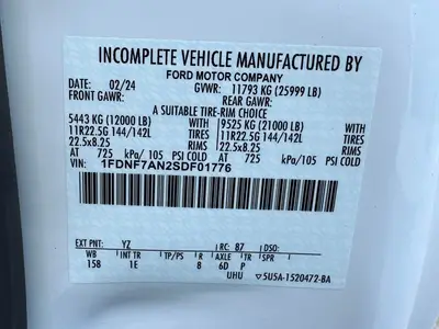 Used 2025 FORD F-750 Cab Chassis trucks Florida US | Truck and Van Outlet #1509240
