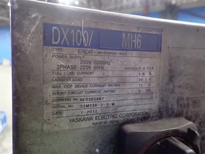 USED 2012 YASKAWA MOTOMAN MOTOMANMH6