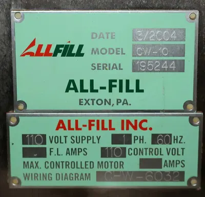 USED ALL-FILL CW-10