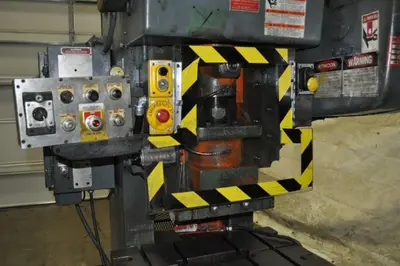 BLISS  FLYWHEEL O.B.I. PUNCH PRESS  45 TON capacity, MODEL C-45