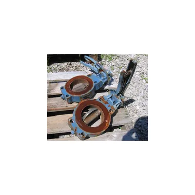 USED 4" DEZURIK MANUAL BUTTERFLY VALVE