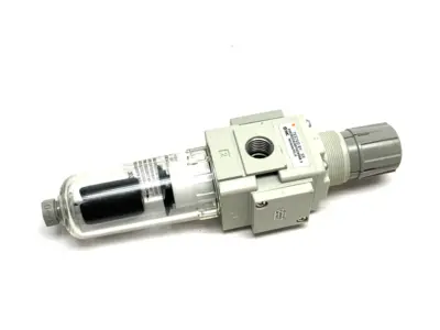 SMC AW20K-N02CE-Z-B-X406 Modular Filter Regulator, Built-in Gauge - Used