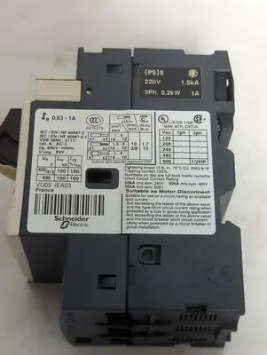 Used TELEMECANIQUE GV2ME05/0.63-1A Industrial Controls Ohio US | Surplus Asset Holdings #1425326