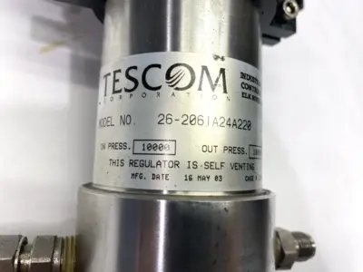 Used Tescom Venting Pressure Regulator, Air Load 1000PSI Air Pressure Regulators Michigan US | Maverick Industrial Sales #1395934