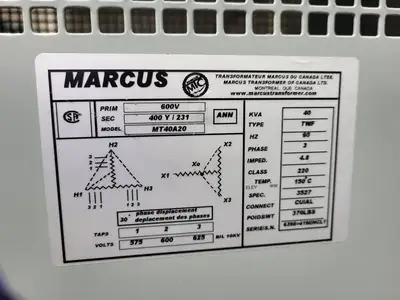 USED MARCUS MT40A20