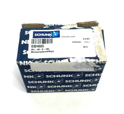 New | in-Stock SCHUNK Miniature Swivel Vane SFL-40-S-180 Rotary Actuators Michigan US | Maverick Industrial Sales #1473985