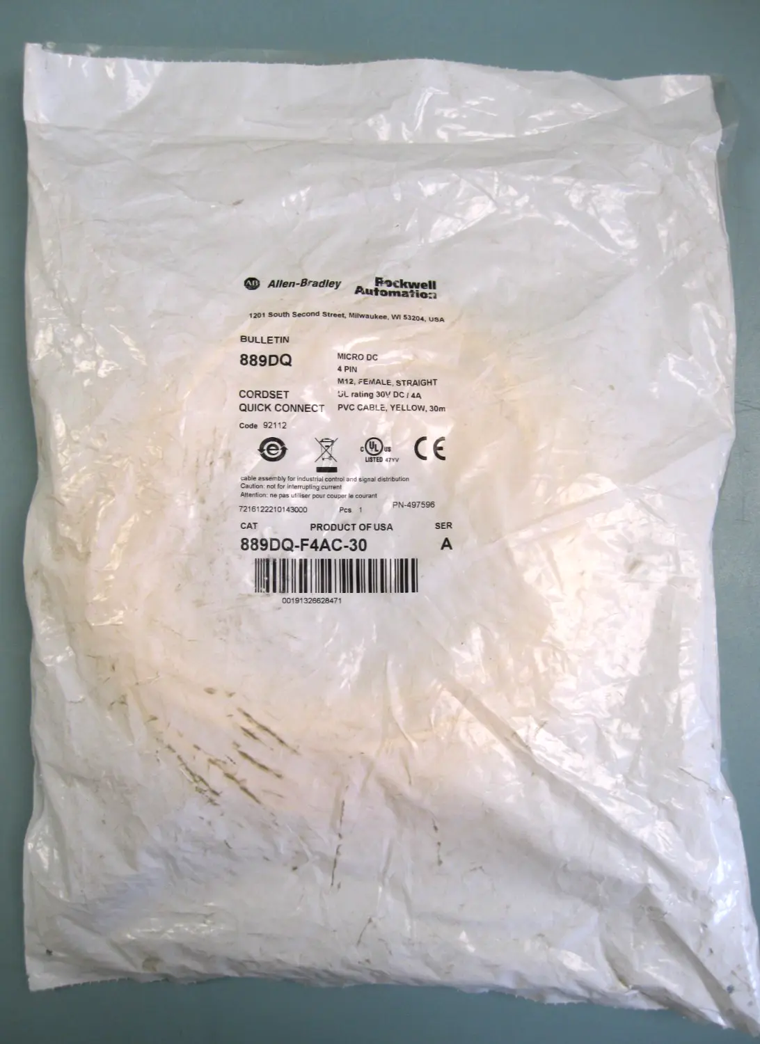 NEW Allen-Bradley 889DQ-F4AC-30
