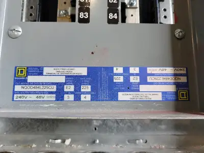 USED SQUARE D NQOD484L225CU