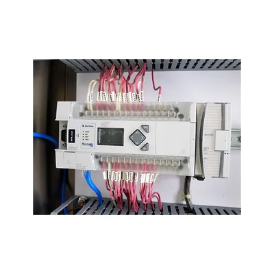 Used Micrologix PLC Allen-Bradley Panelview Plus 700 in Industrial Control Panel