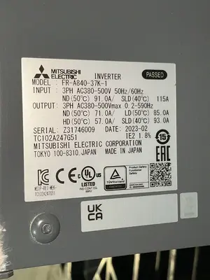 Used 2023 MITSUBISHI ELECTRIC FRA84037K1 Variable Speed Drives Ohio US | HGR 24 #1406166