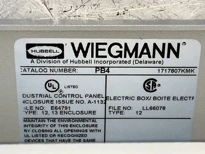 Used HUBBELL PB4 Electrical Panels Ohio US | HGR 24 #1475011