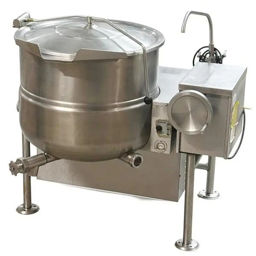 Cleveland Natural Gas 40 Gallon Tilting 2/3 Steam Jacketed Kettle