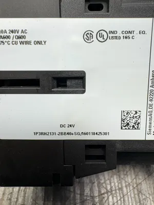 SIEMENS 3RT2131-2BB40 Electrical/PLC/Automation | ESS Industrial Equipment Sales (6)