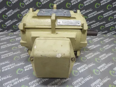 General Electic 1 HP Motor 143T Frame 460V 1725 RPM 5KS143SSP208D10 Used
