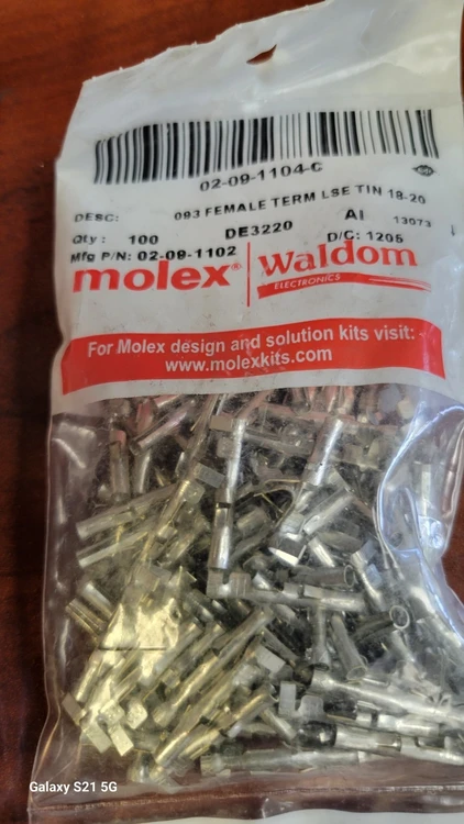 New | in-Stock Molex ["02-09-2103-C", "02-09-1104-C"] Cable & Wire Arizona US | ASSET CONVERSION SPECIALISTS, INC. #1014975