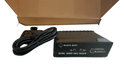 NEW BLACK BOX CORP. ME800A-R2 MODEM W/ADAPTER ME800AR2