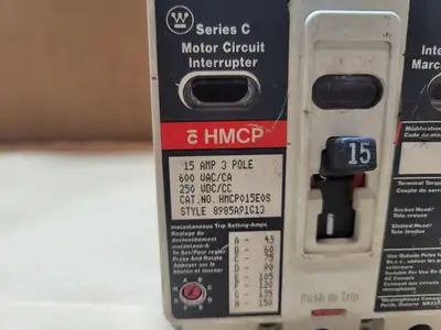 New | in-Stock WESTINGHOUSE HMCP015E0S Switchgears British Columbia CA | Lenmark #1438246