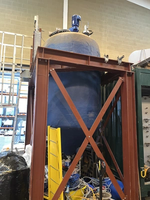 3000LVertical enclosed 1/2 coiled JKTD Reactor