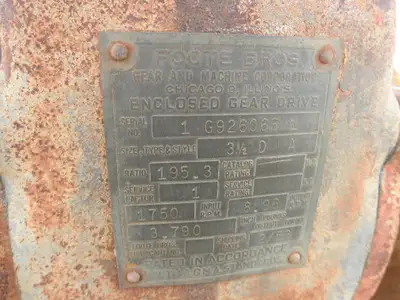 USED FOOTE BROTHERS 3.5 DA
