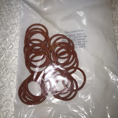 *NEW S1138 AS568-120 SILICONE O RING BAG OF 25 (LOT OF 10) #