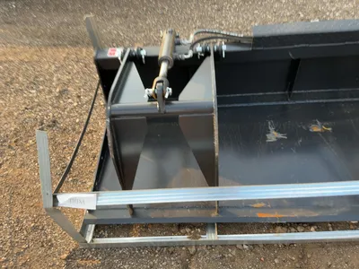 New JCT 84” Grapple Bucket Skid Steer Attachment, Universal Quick Attach, two hydraulic grapple arms...