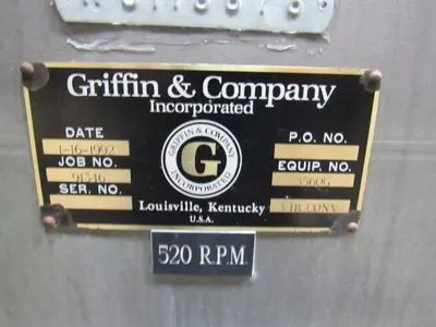 Griffin & Co. Vibratory Shaker Conveyor 53-1/2" W x 142"L 2HP Stainless Steel