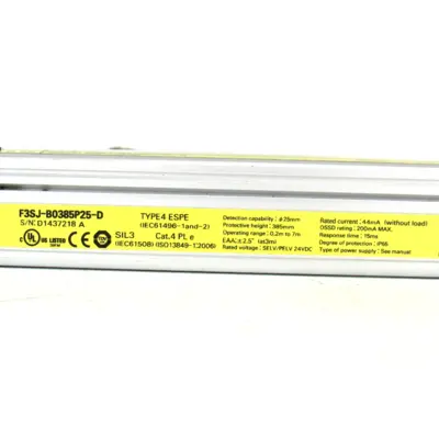 USED OMRON F3SJ-B0385P25-D