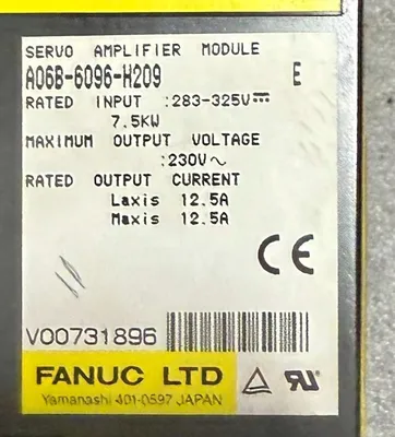 Fanuc A06B-6096-H209 Servo Drives | Great American Equipment Company (2)