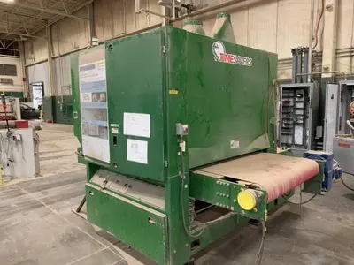 USED TIMESAVERS 5321-25-00, 52" DOUBLE-HEAD WIDE-BELT SANDER