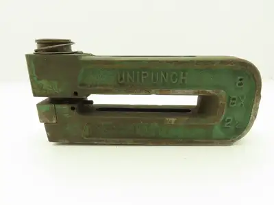 Unipunch 8BX2-1/4 Press Brake Punch C Frame 35/64" Circle 8" Throat 2-1/4" W