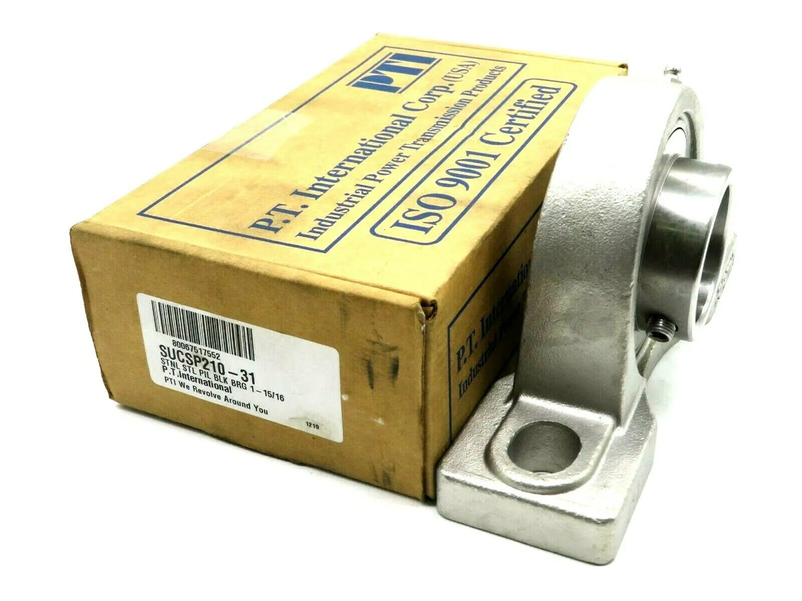 NEW PT INTERNATIONAL CORP SUCSP210-31 PILLOW BLOCK 1-15/16 SUCSP21031